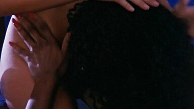Vintage interracial lesb scene