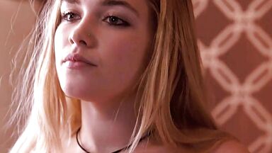 Showing her bust