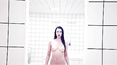 Margaret Qualley naked The Substance