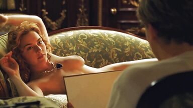 Kate Winslet left to be painted