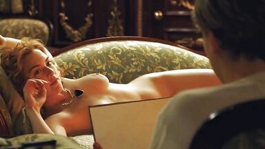 Kate Winslet left to be painted