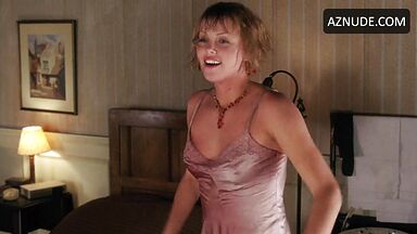 Charlize Theron soaked to the skin