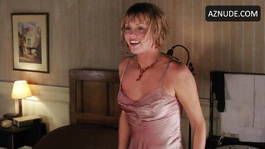 Charlize Theron soaked to the skin