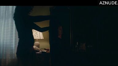 Michelle Pfeiffer is naked and puts on a dress