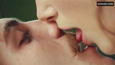 Keira Knightley stuck her tongue in his mouth