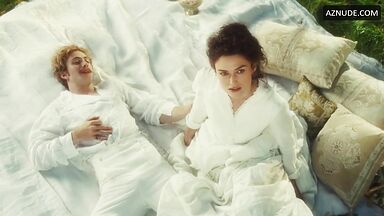 Keira Knightley stuck her tongue in his mouth