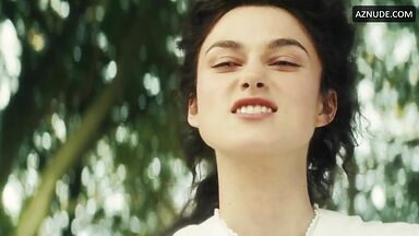 Keira Knightley stuck her tongue in his mouth