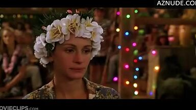 Julia Roberts crying in a swimsuit