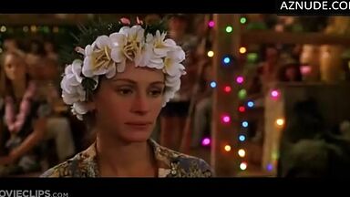 Julia Roberts crying in a swimsuit