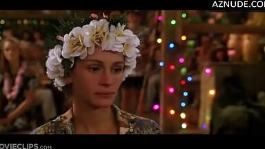 Julia Roberts crying in a swimsuit