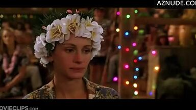 Julia Roberts crying in a swimsuit