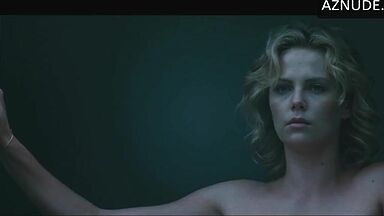 Charlize Theron appears undressed in front of the children