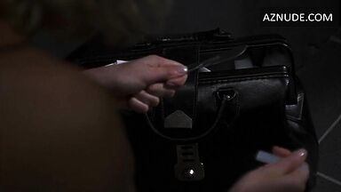 Charlize Theron sticks a knife into his underwear