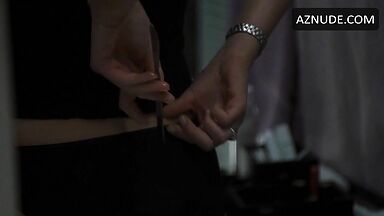 Charlize Theron sticks a knife into his underwear