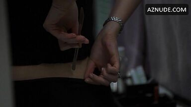 Charlize Theron sticks a knife into his underwear