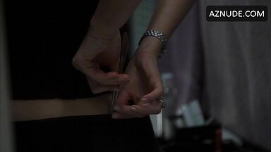 Charlize Theron sticks a knife into his underwear