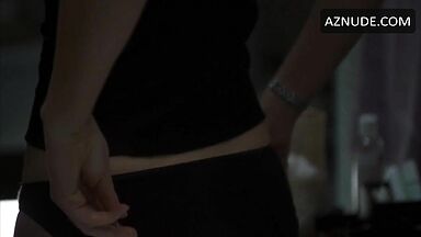 Charlize Theron sticks a knife into his underwear