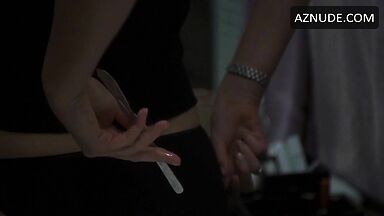 Charlize Theron sticks a knife into his underwear