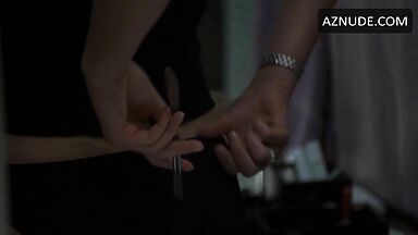 Charlize Theron sticks a knife into his underwear