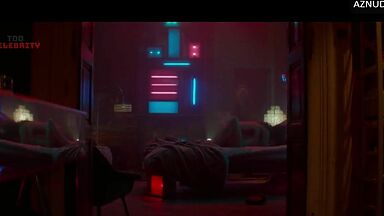 Sofia Boutella and Charlize Theron having sex in the king's bed