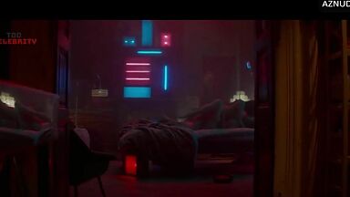 Sofia Boutella and Charlize Theron having sex in the king's bed