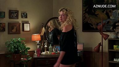 Charlize Theron in a loose T-shirt