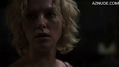 Charlize Theron lost in her sexy pajamas
