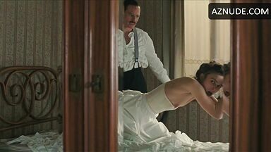 Keira Knightley punished in a wedding dress
