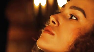 Keira Knightley having sex in a king-size bed