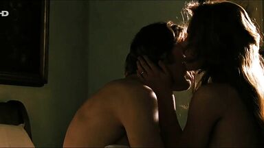 Keira Knightley and Naoko Watanabe having intense sex in bed