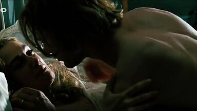 Keira Knightley and Naoko Watanabe having intense sex in bed