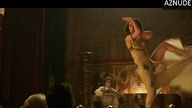 Keira Knightley and Denise Gough egyptian dance and a kiss at the end