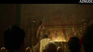 Keira Knightley and Denise Gough egyptian dance and a kiss at the end