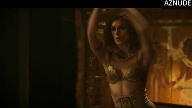 Keira Knightley and Denise Gough egyptian dance and a kiss at the end