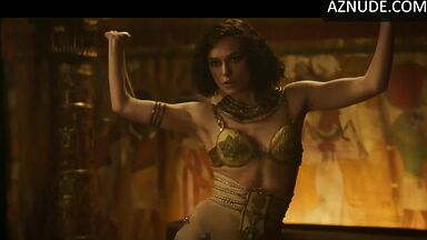 Keira Knightley and Denise Gough egyptian dance and a kiss at the end
