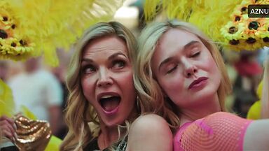 Elle Fanning and Michelle Pfeiffer having fun in L.A.