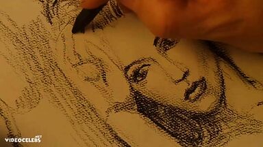 Kate Winslet she lets herself be painted naked