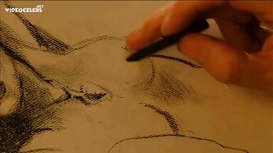 Kate Winslet she lets herself be painted naked