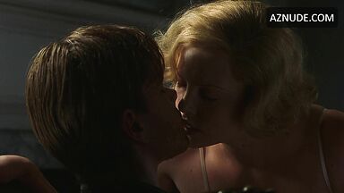 Charlize Theron french kissing a stranger