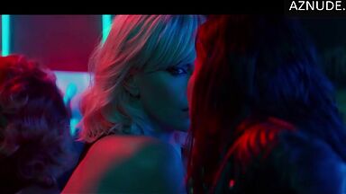 Charlize Theron threatened her with a gun on Sofia Boutella