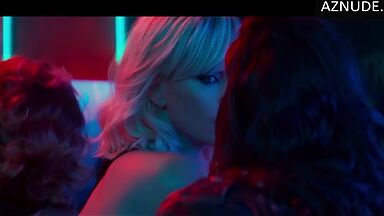 Charlize Theron threatened her with a gun on Sofia Boutella