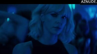 Charlize Theron threatened her with a gun on Sofia Boutella