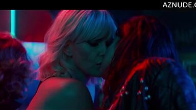 Charlize Theron threatened her with a gun on Sofia Boutella