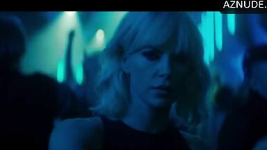 Charlize Theron threatened her with a gun on Sofia Boutella