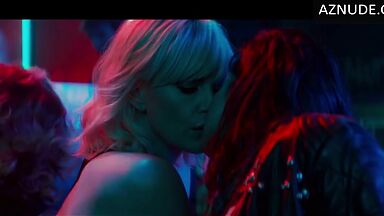 Charlize Theron threatened her with a gun on Sofia Boutella