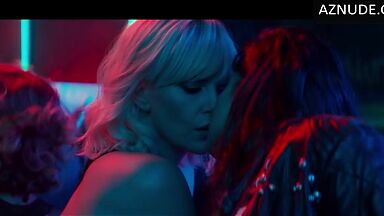 Charlize Theron threatened her with a gun on Sofia Boutella