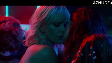 Charlize Theron threatened her with a gun on Sofia Boutella