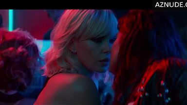 Charlize Theron threatened her with a gun on Sofia Boutella