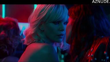 Charlize Theron threatened her with a gun on Sofia Boutella