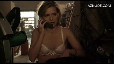 Michelle Pfeiffer In her sexy white bra